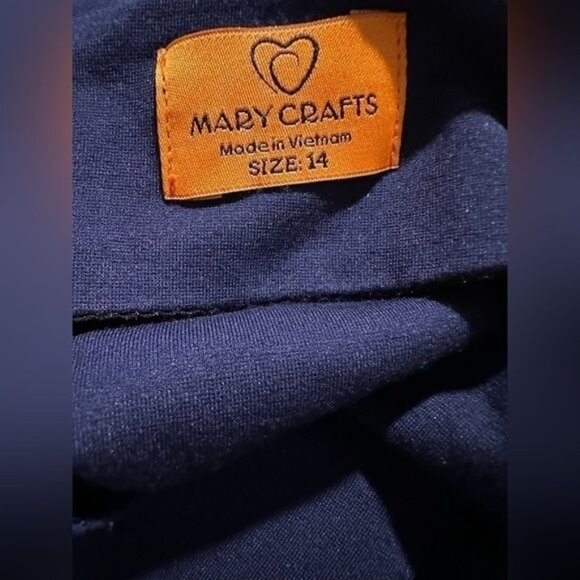 Marycrafts Womens Office Square Neck Midi Dress Size 14 Back Zipper Sheath Fit - Picture 7 of 8